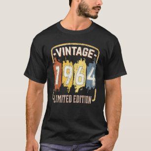 Vintag 1964 Geburtstag Jahr Limited Edition 59 Jah T-Shirt