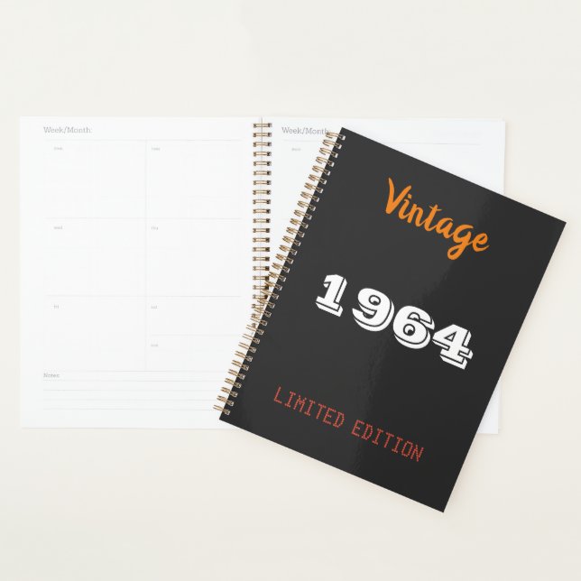 Vintag 1964 Limited Edition Planner - 62. Geschenk Planer (Anzeige)