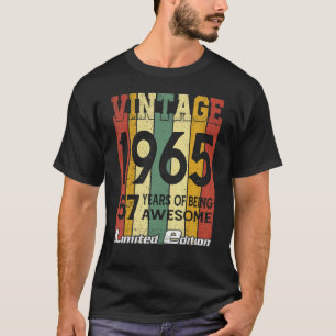 Vintag 1965 57 Jahre Phantastisch 57. Geburtstag T-Shirt