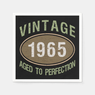Vintag 1965, 60. Geburtstag Serviette