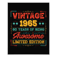 Vintag 1965 Made in 1965 60 th Birthday 60 Years