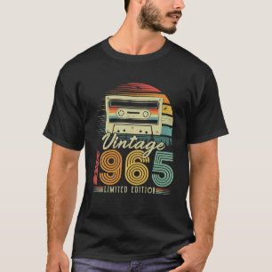 Vintag 1965 Retro Cassette 1965 61. Geburtstag 61 T-Shirt