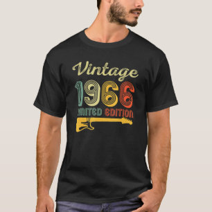 Vintag 1966 Geburtstagsgitarre 56. Geburtstag 56 J T-Shirt