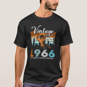 Vintag 1966 Golf Golfer 55 Geburtstag 55 Jahre alt T-Shirt