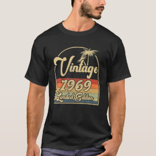 Vintag 1969 53Rd Birthday Limited Edition 53 Year T-Shirt