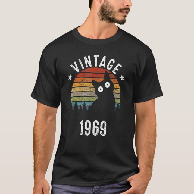Vintag 1969 54 Jahre T-Shirt (Vorderseite)