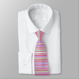 Vintag 1970 Fett Stripe Satin Necktie Krawatte