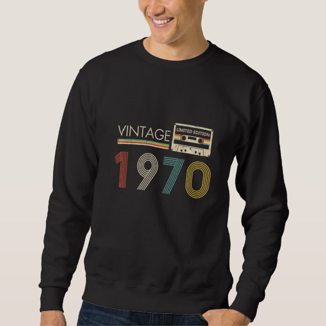 Vintag 1970 Kassette Sweatshirt (Vorderseite)
