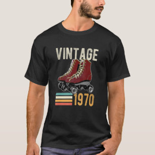 Vintag 1970 Roller Skate 52. Geburtstag 52 Jahre O T-Shirt