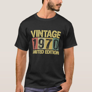 Vintag 1970 Sonntag 52 Jahre Alter Sonntag 52. Geb T-Shirt