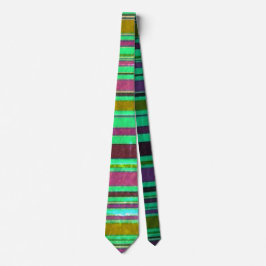 Vintag 1970 Vertikaler, feiner Streifen Necktie Krawatte