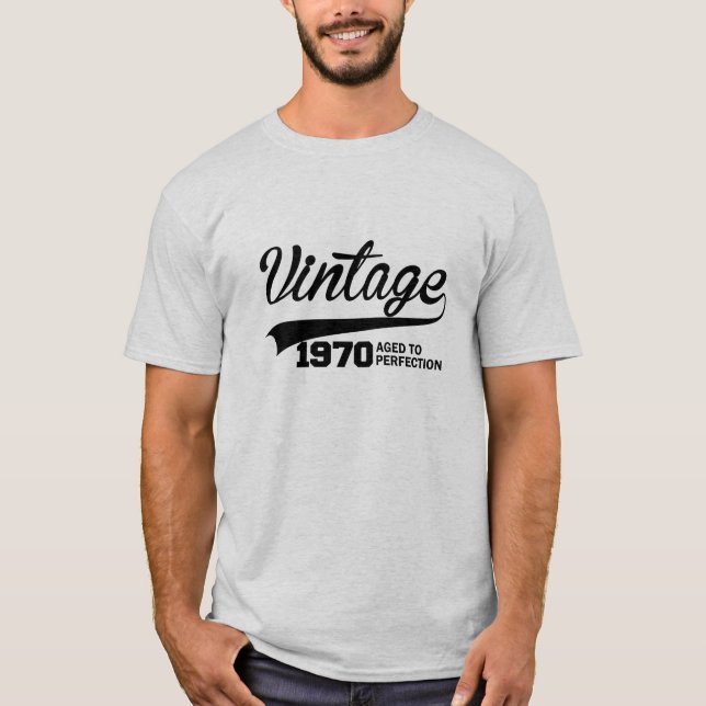 Vintag 1970 Vollständig T-Shirt (Vorderseite)