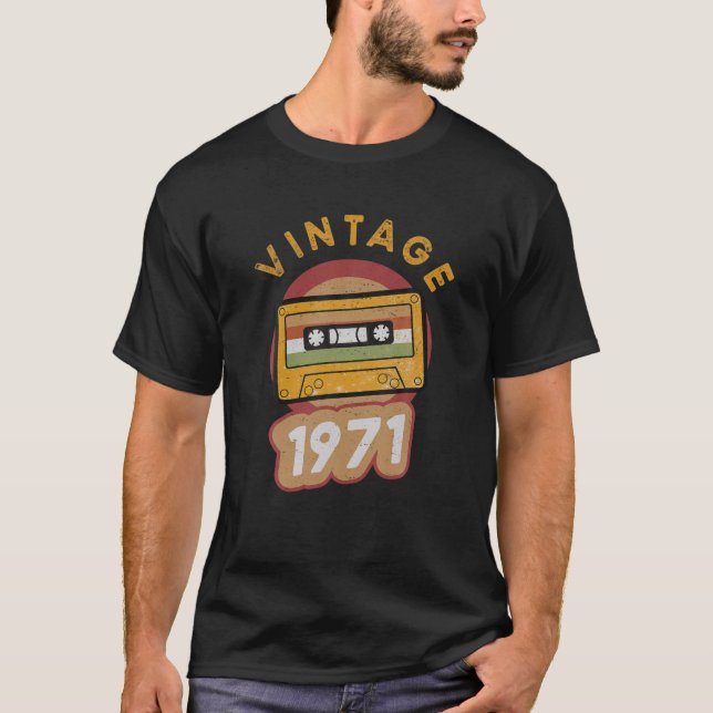 Vintag 1971 - 50. T-Shirt (Vorderseite)