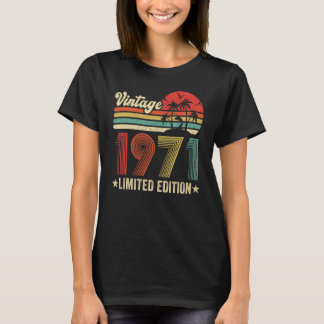 Vintag 1971 51. Geburtstag T-Shirt