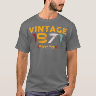 Vintag 1971 Geburtstagsgeschenk der Originalteilef T-Shirt