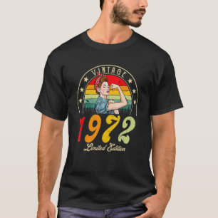 Vintag 1972 1972 50. B. Tag 50 Jahre alt T-Shirt