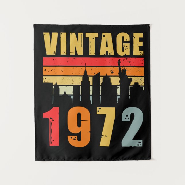 Vintag 1972, 1972 wandteppich (Vorderseite)