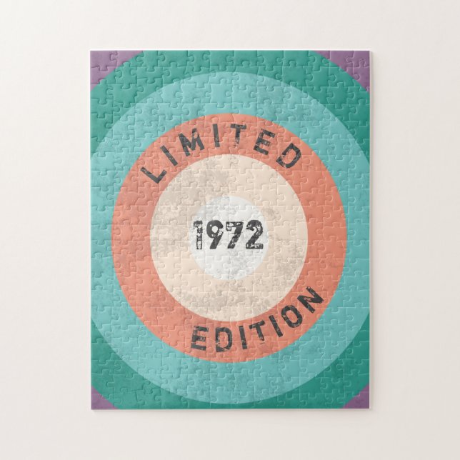 Vintag 1972 limitierte Auflage 50. Geburtstag Puzzle (Vertikal)
