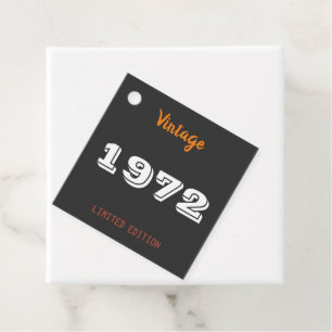 Vintag 1972 limitierte Auflage 50. Geburtstagsgesc Geschenkanhänger