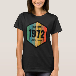 Vintag 1972 Männer Frauen 50. Geburtstag 3 T-Shirt