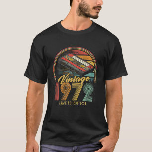 Vintag 1972 Retro Cassette 1972 54. Geburtstag 54 T-Shirt
