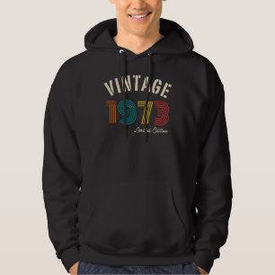 Vintag 1973 51. Geburtstag Hoodie