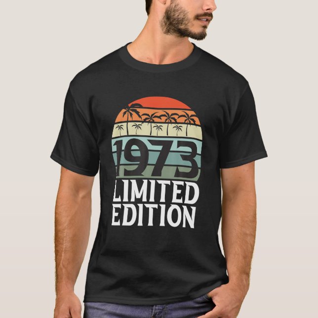 Vintag 1973 Limited Edition 1973, Geburtsjahr T-Shirt (Vorderseite)
