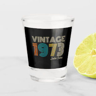 Vintag 1973 Limited Edition 50. Geburtstag Schnapsglas
