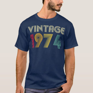 Vintag 1974 47. Geburtstagsgeschenk Retro Männer F T-Shirt