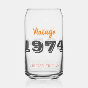 Vintag 1974 limitierte Auflage 50. Geburtstagsgesc Dosenglas