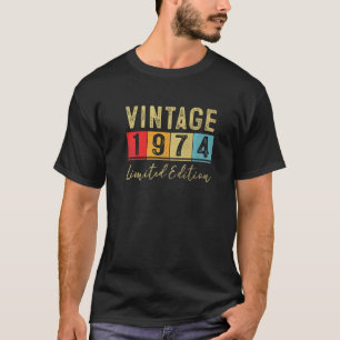 Vintag 1974 Made in 1974 49 th Birthday T-Shirt
