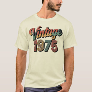 Vintag 1975 50. Geburtstagsgeschenke 50 Jahre alt T-Shirt