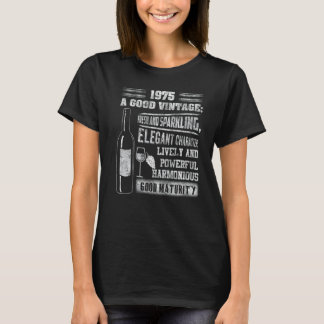 Vintag 1975 für Männer - Geburtstagswein T-Shirt