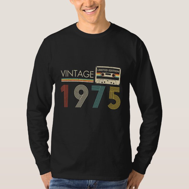 Vintag 1975 Kassette T-Shirt (Vorderseite)