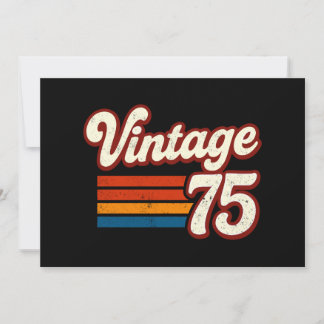 Vintag 1975 Made in 1975 50 th Birthday 50 Years Einladung