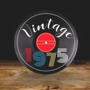 Vintag 1975 Retro Stripe Record 50. Geburtstag Einladung
