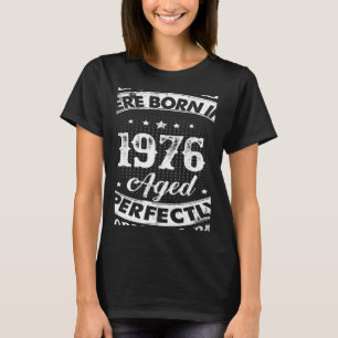 Vintag 1976 46 Jahre alte Männer Frauen 46. Geburt T-Shirt