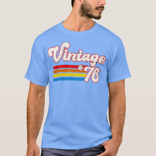 Vintag 1976 Geburtstag Shirt Retro 76 Geburtstagsc