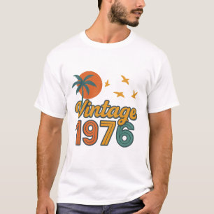 Vintag 1976 Limited Edition Men Women Birthday T-Shirt