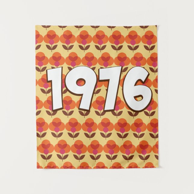 Vintag 1976 wandteppich (Vorderseite)
