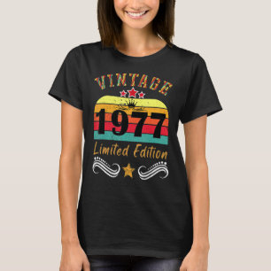Vintag 1977 45 Jahre alt 45 Geburtstag T-Shirt