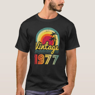 Vintag 1977 45 Jahre alt Männer und Frauen 44. Geb T-Shirt