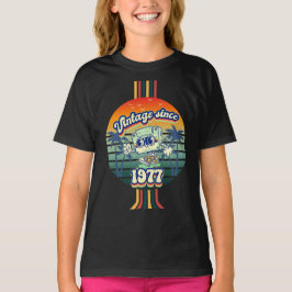 Vintag 1977 Classic Retro Vibes 48. Geburtstag T-Shirt
