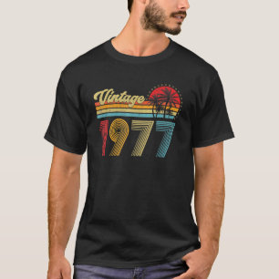 Vintag 1977 Made in 1977 46. Geburtstag 46 Jahr T-Shirt