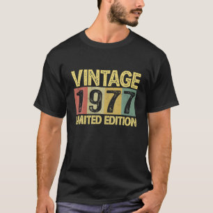 Vintag 1977 Tag 45 Jahre alter sonniger 45. Geburt T-Shirt