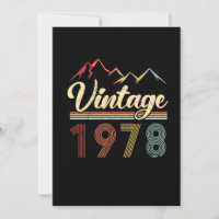 Vintag 1978 43. Geburtstag Retro 43 Jahre alt