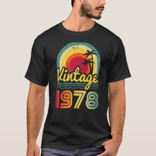 Vintag 1978 44 Jahre alt Männer und Frauen 44. Geb T-Shirt