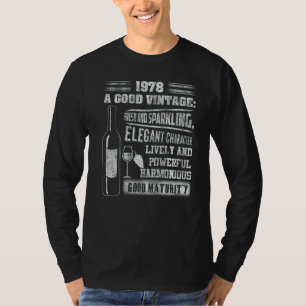 Vintag 1978 für Männer - Geburtstagswein T-Shirt