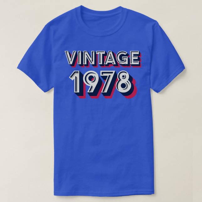 Vintag 1978 T-Shirt (Design vorne)