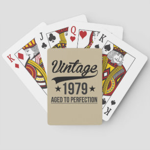 Vintag 1979 vollendet spielkarten
